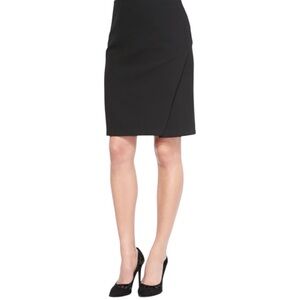 Diane Von Furstenberg Sissy Black Pencil Skirt DVF